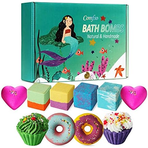 Metal Bath Bomb Mold 18 PCS of 9 Sets ( 6 Hemispheres 2 Pineapple 2  Lollipop 2 Donut 2 3D Heart 2 Clams 2 Scallop for Bath Bombs Handmade Soaps  & Cake (Sweet Summer Bath Bomb Mold Kit)