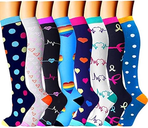 Laite Hebe Plus Size Compression Socks for Women and Men-3 pairs Wide Calf  Knee High Support for Circulation
