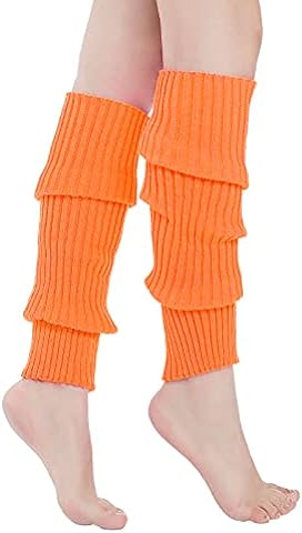 v28 Plus Size Knit Leg Warmer Women Thick Thigh High Boot Extra Long Large  Socks