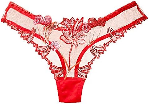 Milumia Women Sexy Lace Satin Silk Panties Underwear Mid Waist Breathable  Bikini Briefs