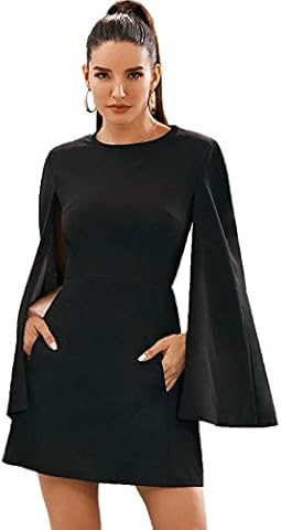 SheIn Women's Plus Elegant Mesh Contrast Appliques Sleeve Stretchy Bodycon  Pencil Dress
