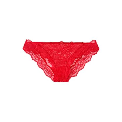 Confonze Lace Underwear for Women Sexy Floral Lace Panties Mesh Hipster  High Waist Briefs
